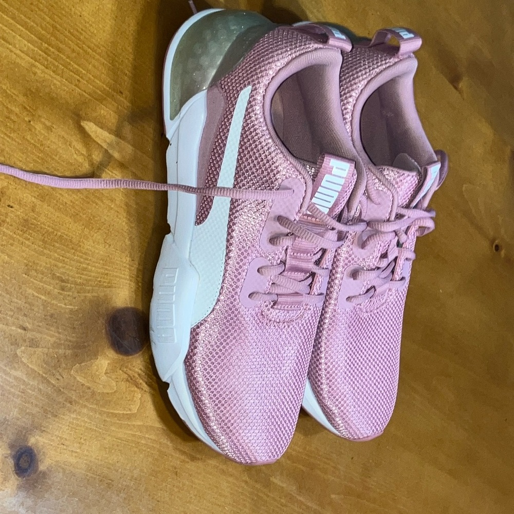 Puma pink with soft foam size 9.5
